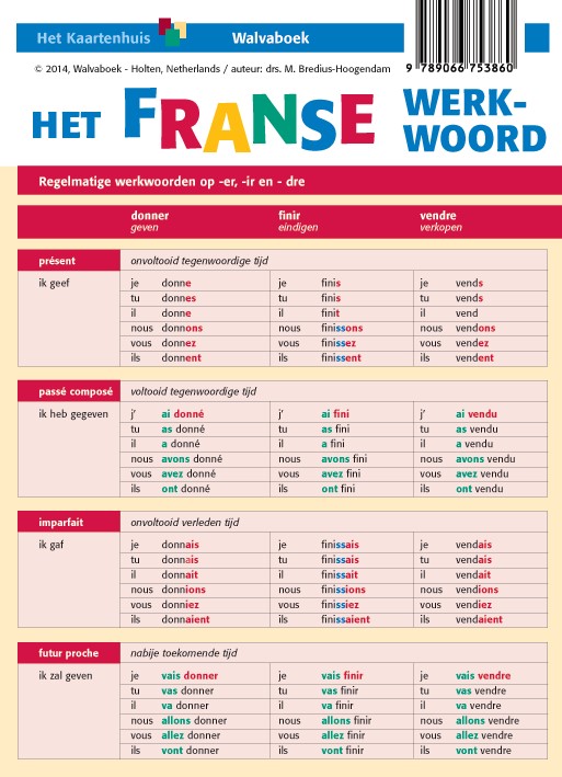 Omslag van Het Franse werkwoord