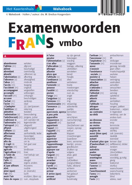 Omslag van Frans vmbo
