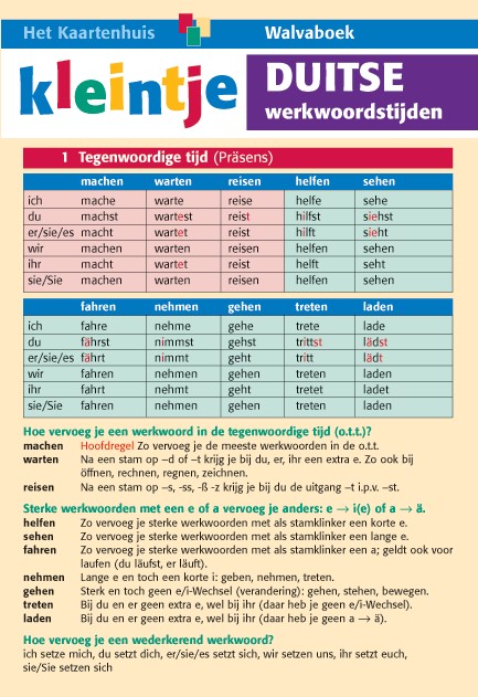 Omslag van Kleintje Duitse werkwoordstijden