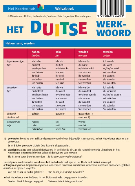 Omslag van Het Duitse werkwoord