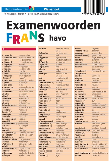 Omslag van Frans havo
