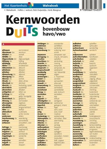 Omslag van bovenbouw havo/vwo