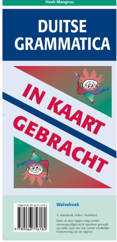 Omslag van Duitse grammatica in kaart gebracht
