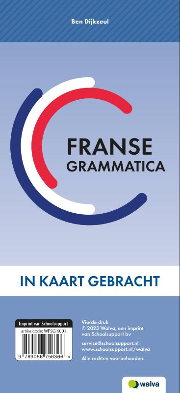 Omslag van Franse grammatica in kaart gebracht