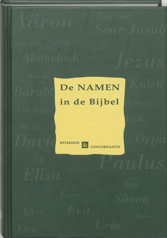 Omslag van De namen in de Bijbel