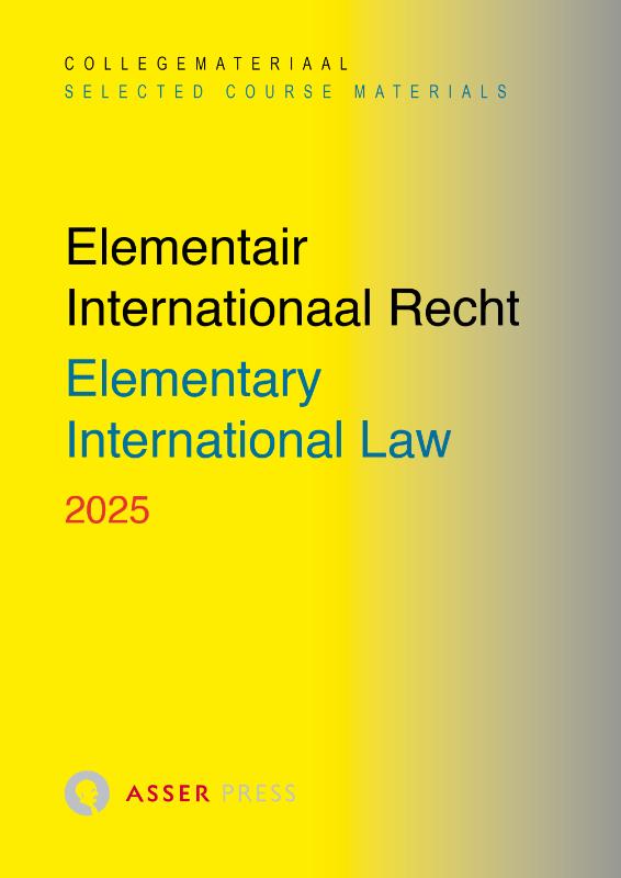 Omslag van Elementair Internationaal Recht 2025 / Elementary International Law 2025