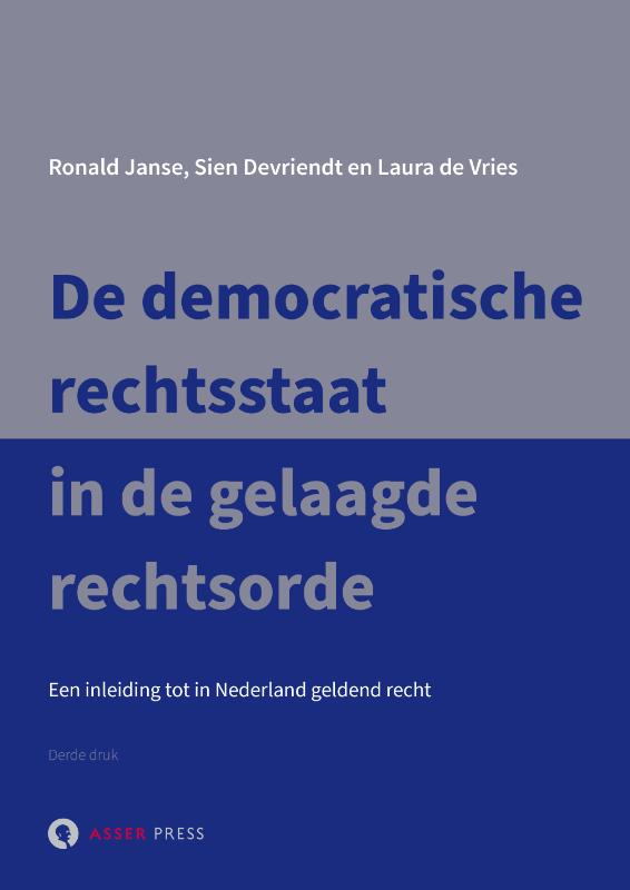 Omslag van De democratische rechtsstaat in de gelaagde rechtsorde
