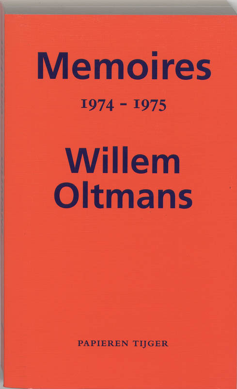 Omslag van Memoires 1974-1975