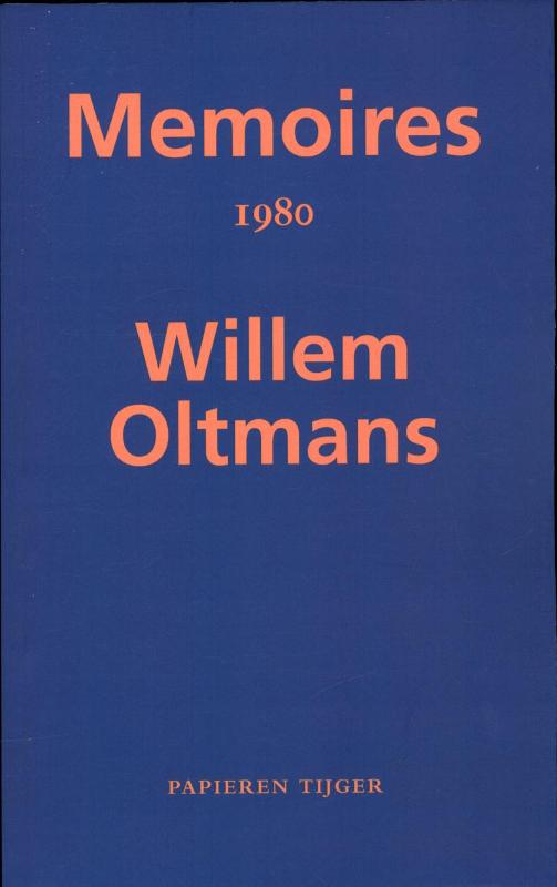Omslag van Memoires 1980 Willem Oltmans