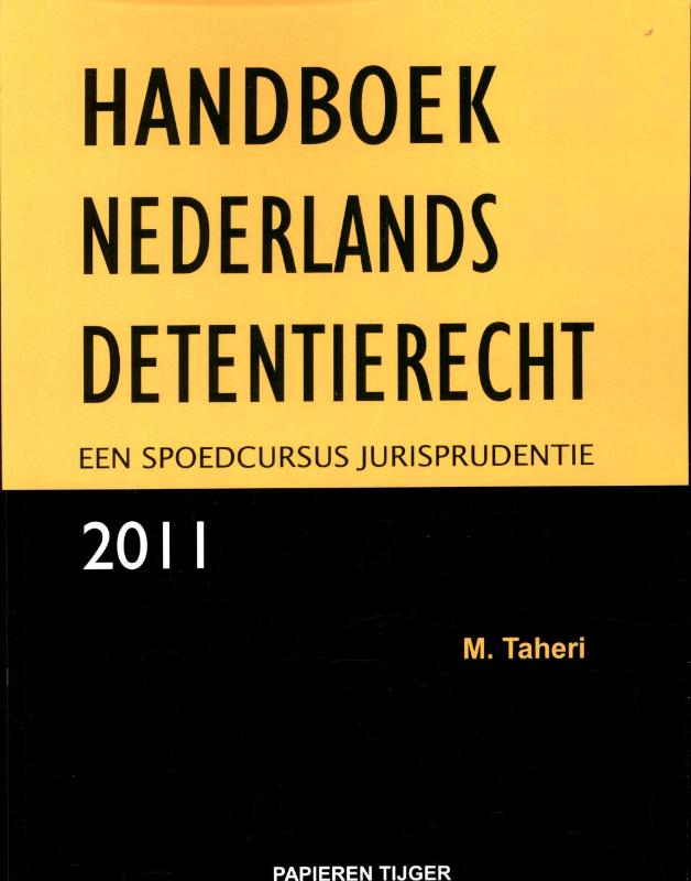 Omslag van Handboek Nederlands detentierecht