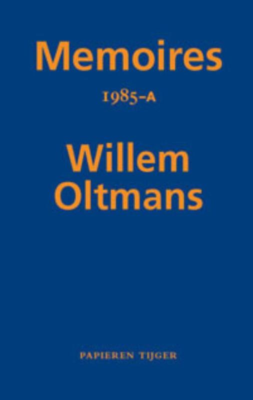 Omslag van Memoires 1985-A