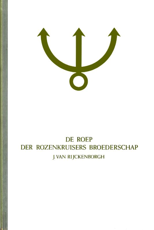 Omslag van Roep der broederschap rozenkruis 1