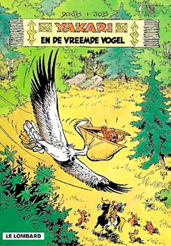 Omslag van Yakari en de vreemde vogel