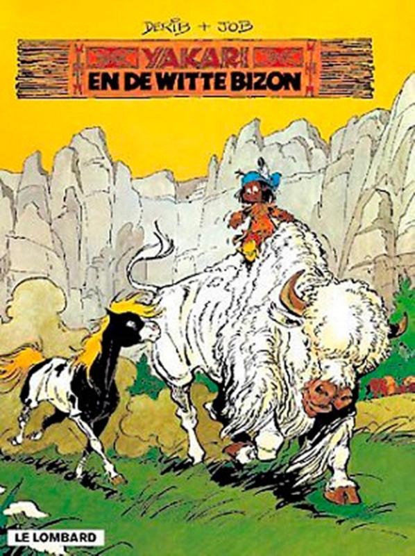 Omslag van Yakari en de witte bizon