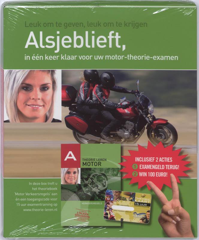 Omslag van Motor verkeersregels + 15u Internet examentraining