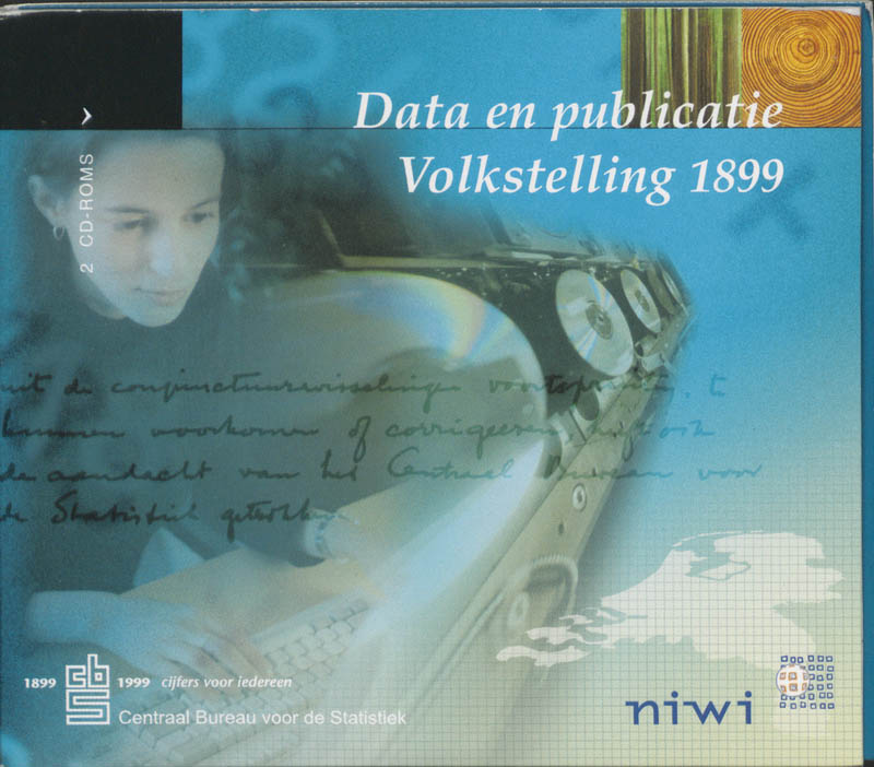 Omslag van data en publicatie volkstelling 1899