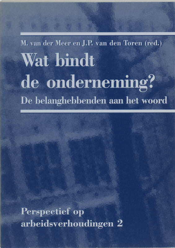 Omslag van Wat bindt de onderneming?