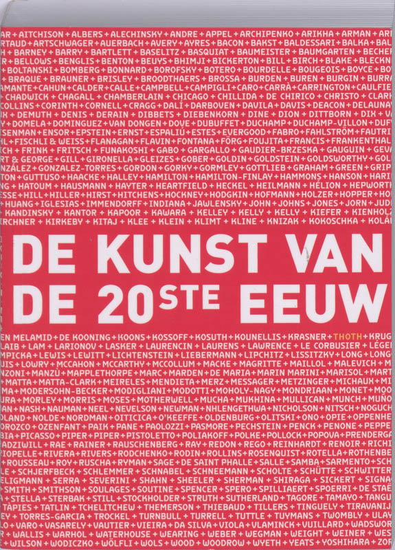Omslag van De kunst van de 20ste eeuw