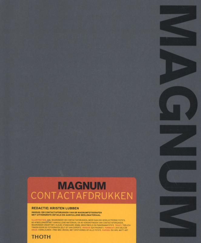 Omslag van Magnum contactafdrukken