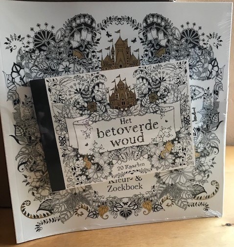 Omslag van Set kleurboek/kaarten Het betoverde woud