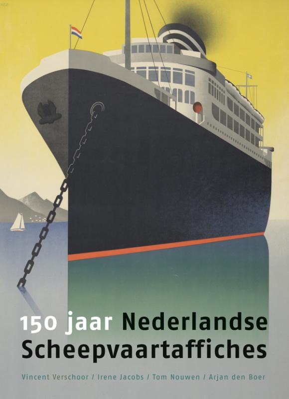 Omslag van 150 jaar Nederlandse Scheepvaartaffiches
