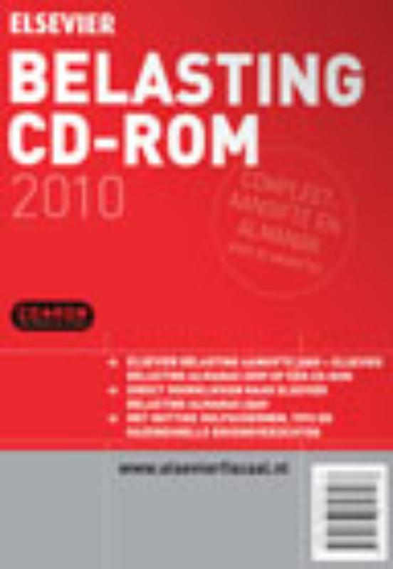 Omslag van Elsevier Belasting CD-Rom 2010