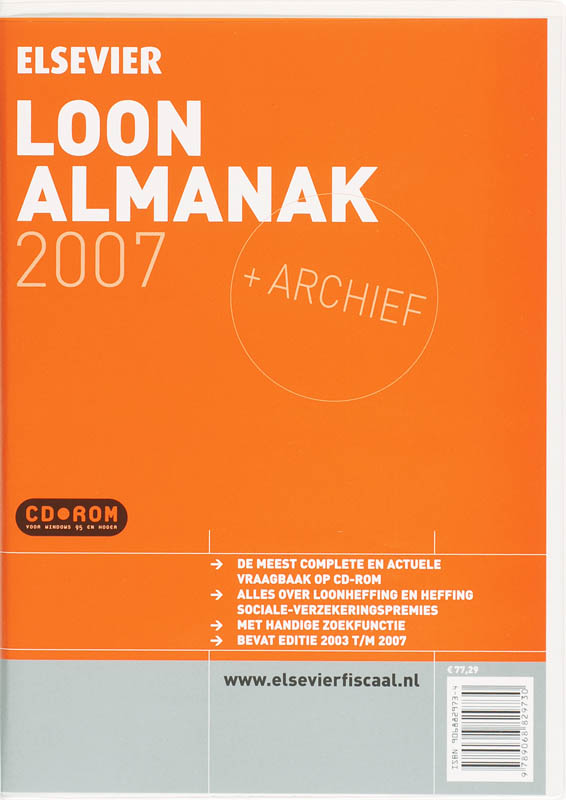 Omslag van Elsevier Loonheffing Almanak