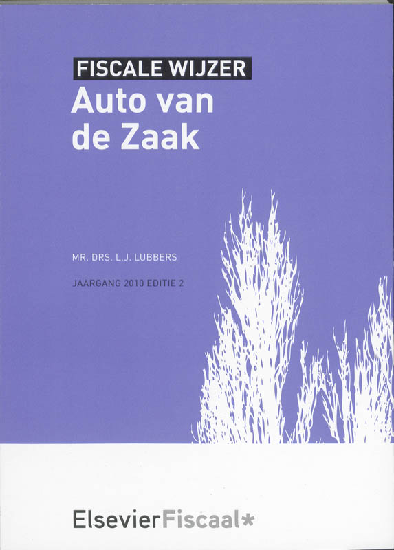 Omslag van Auto van de zaak 2010