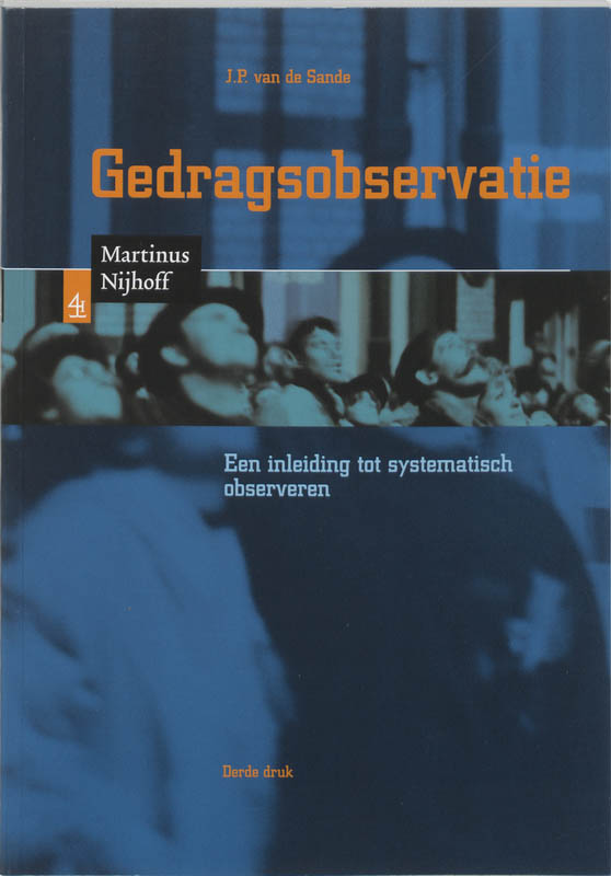 Omslag van Gedragsobservatie