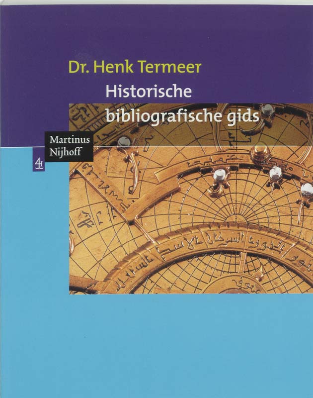 Omslag van Historische bibliografische gids