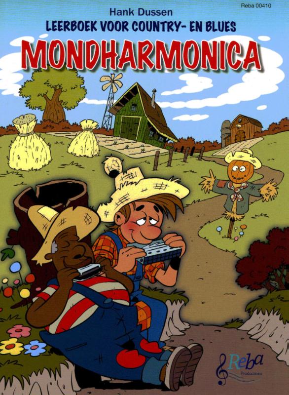Omslag van Leerboek voor country- en bluesmondharmonica