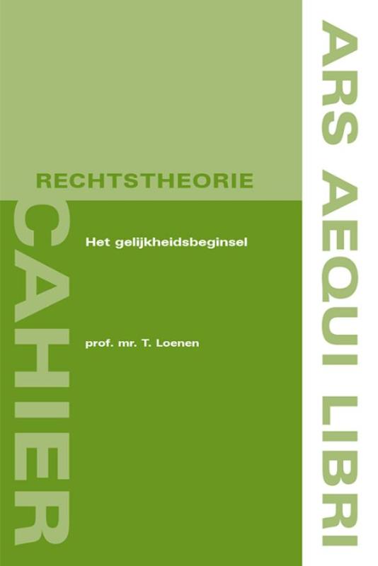 Omslag van Het gelijkheidsbeginsel