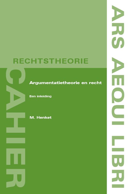 Omslag van Argumentatietheorie en recht