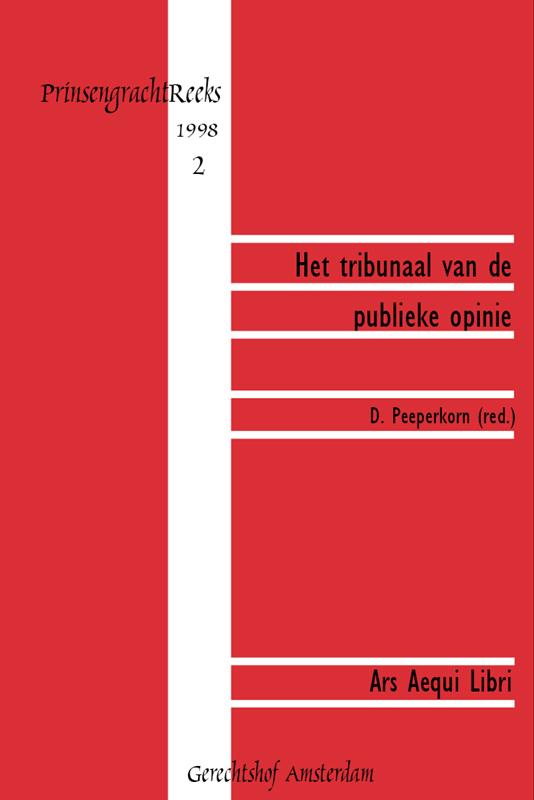 Omslag van Het tribunaal van de publieke opinie