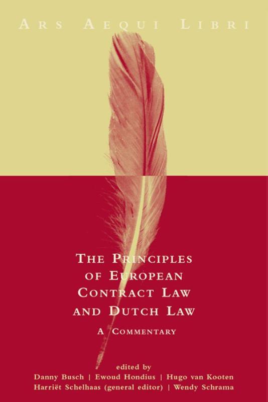 Omslag van Principles of European contract law and Dutch law