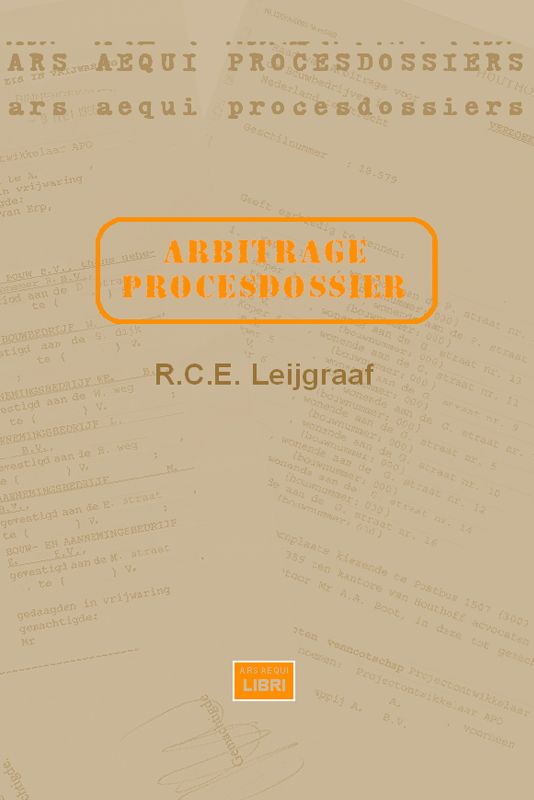 Omslag van Arbitrage procesdossier