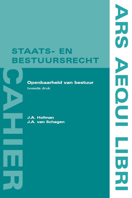 Omslag van Openbaarheid van bestuur