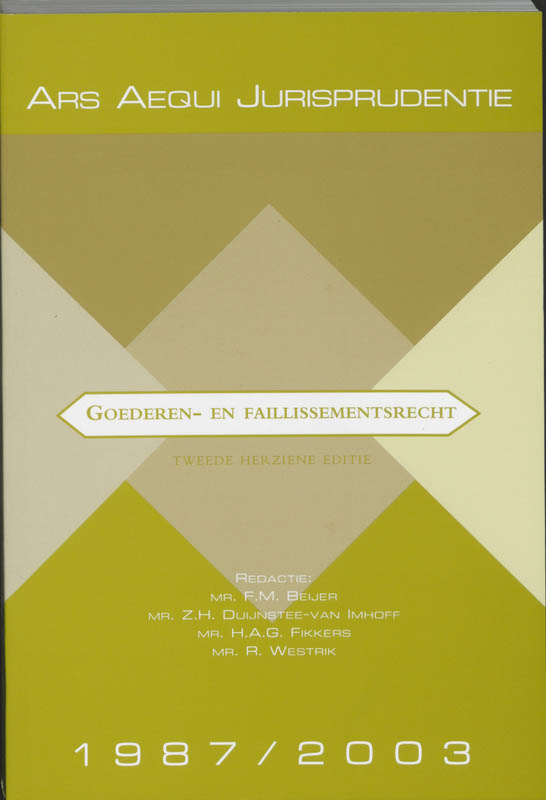 Omslag van Goederen- en faillissementsrecht