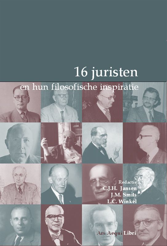 Omslag van 16 juristen en hun filosofische inspiratie
