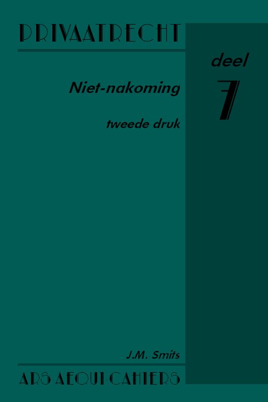Omslag van Niet-nakoming