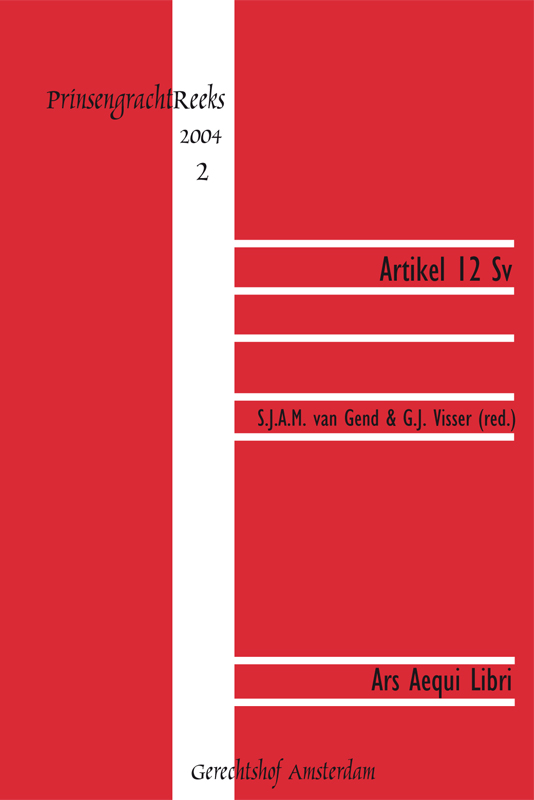 Omslag van Artikel 12 Sv