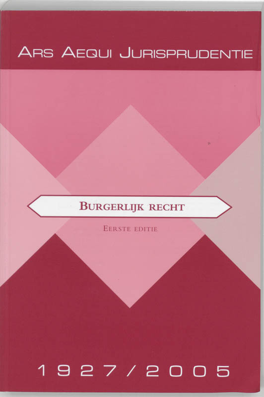 Omslag van Jurisprudentie Burgerlijk Recht