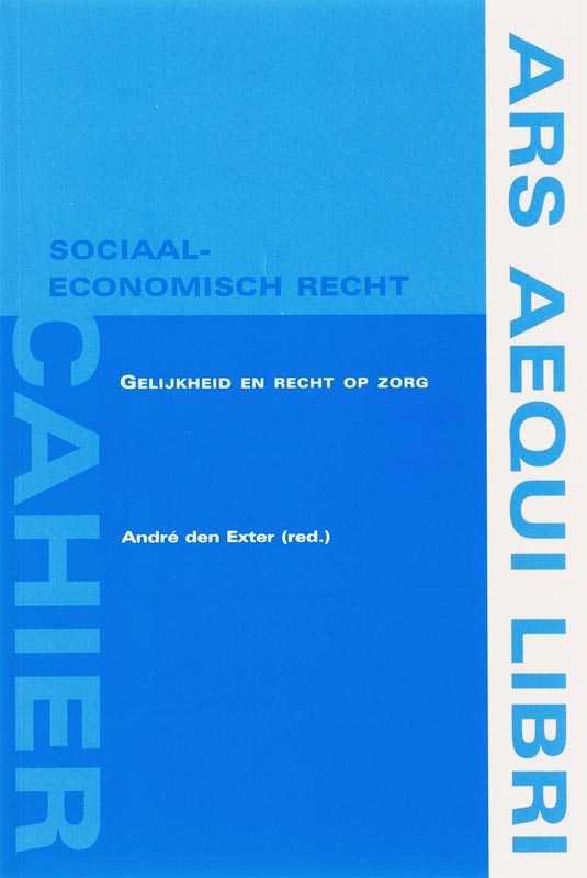 Omslag van Gelijkheid en recht op zorg
