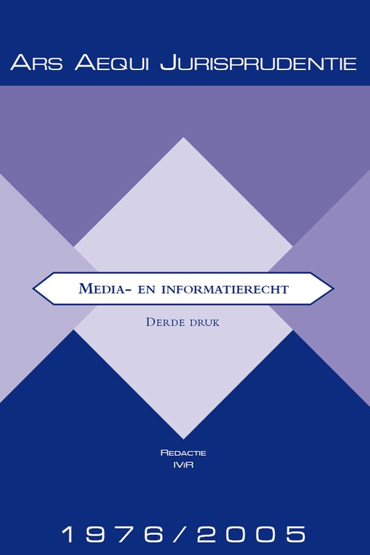 Omslag van Jurisprudentie Media- & informatierecht 1976-2005