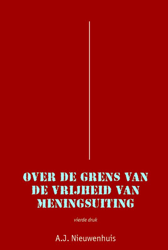 Omslag van Over de grens van de vrijheid van meningsuiting
