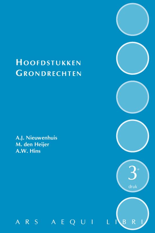 Omslag van Hoofdstukken grondrechten
