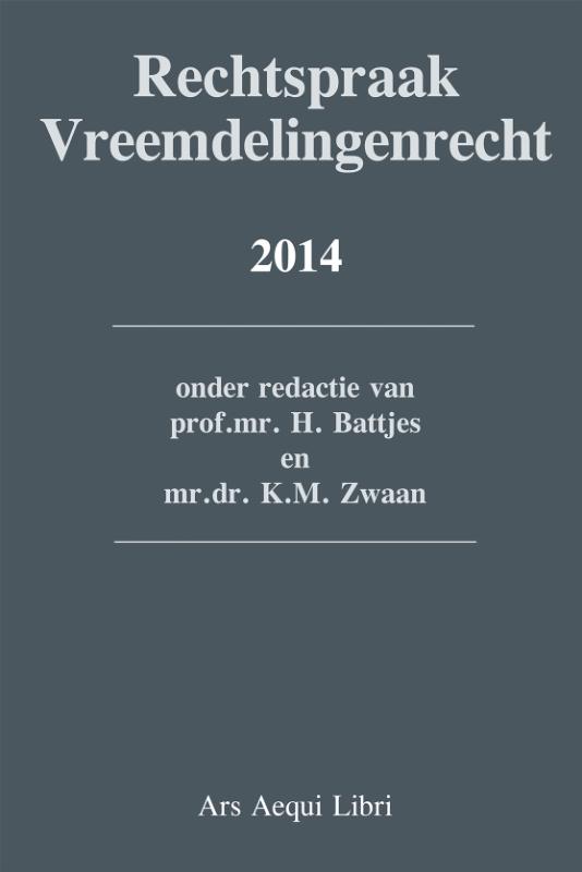 Omslag van Rechtspraak vreemdelingenrecht 2014