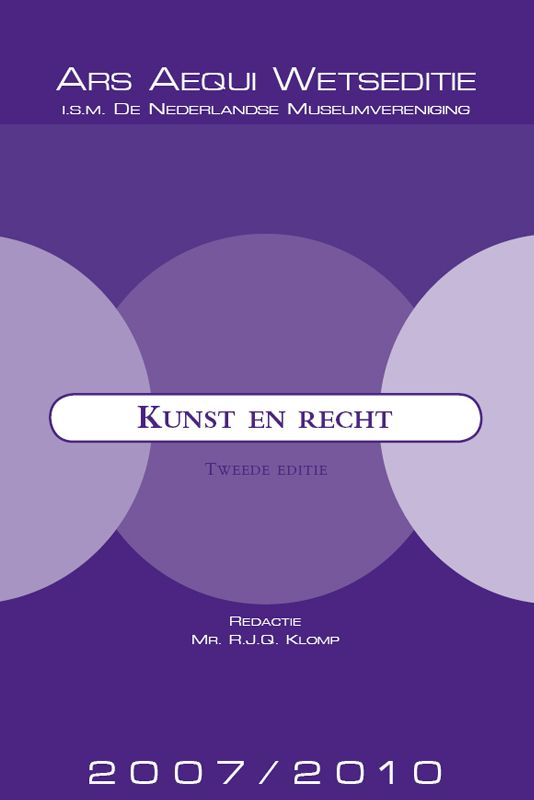 Omslag van Kunst & recht 2007/2010