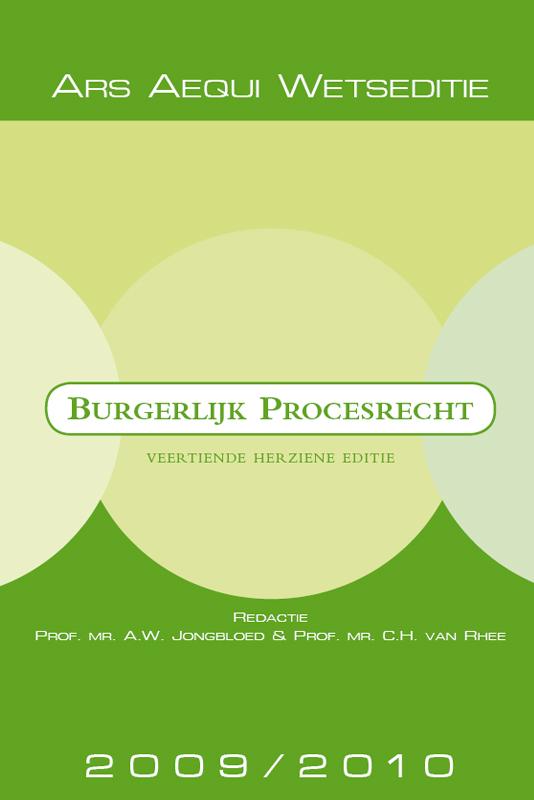 Omslag van Burgerlijk procesrecht 2009/2010