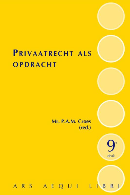 Omslag van Privaatrecht als opdracht